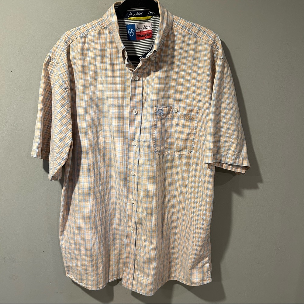 Wrangler George Strait Cowboy Cut Collection Plaid Short Sleeve